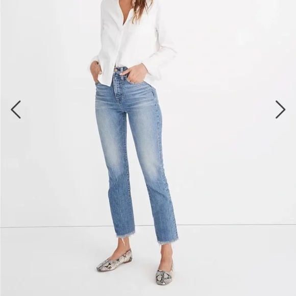 😍 Madewell Perfect Vintage Jean in Ainsworth Wash - Picture 1 of 12